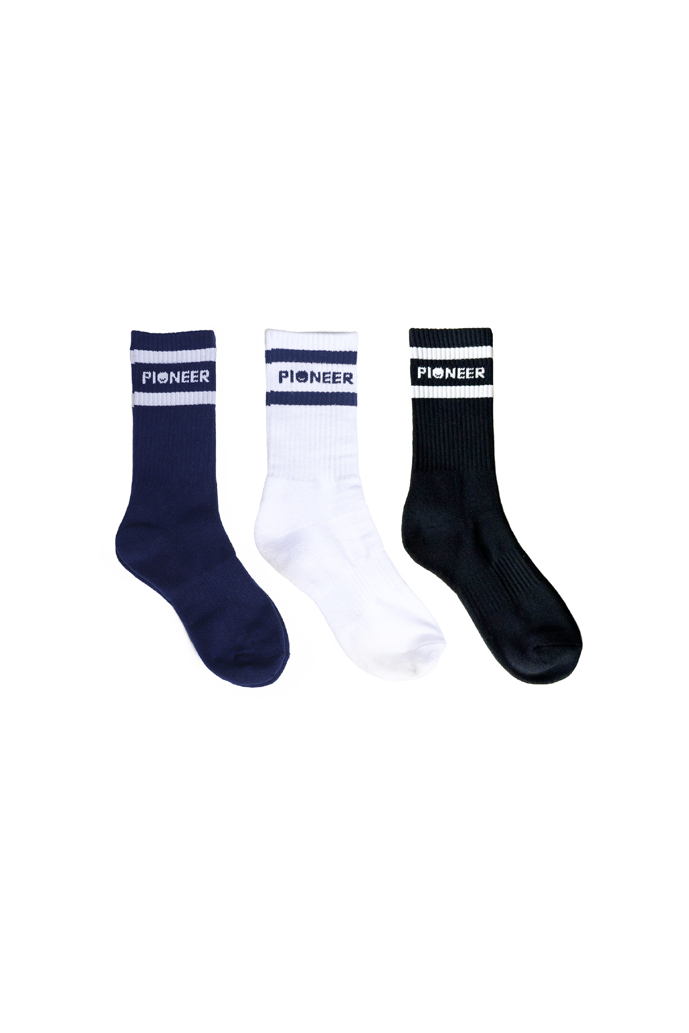 Stripe Organic Cotton Sock 3 Pack.