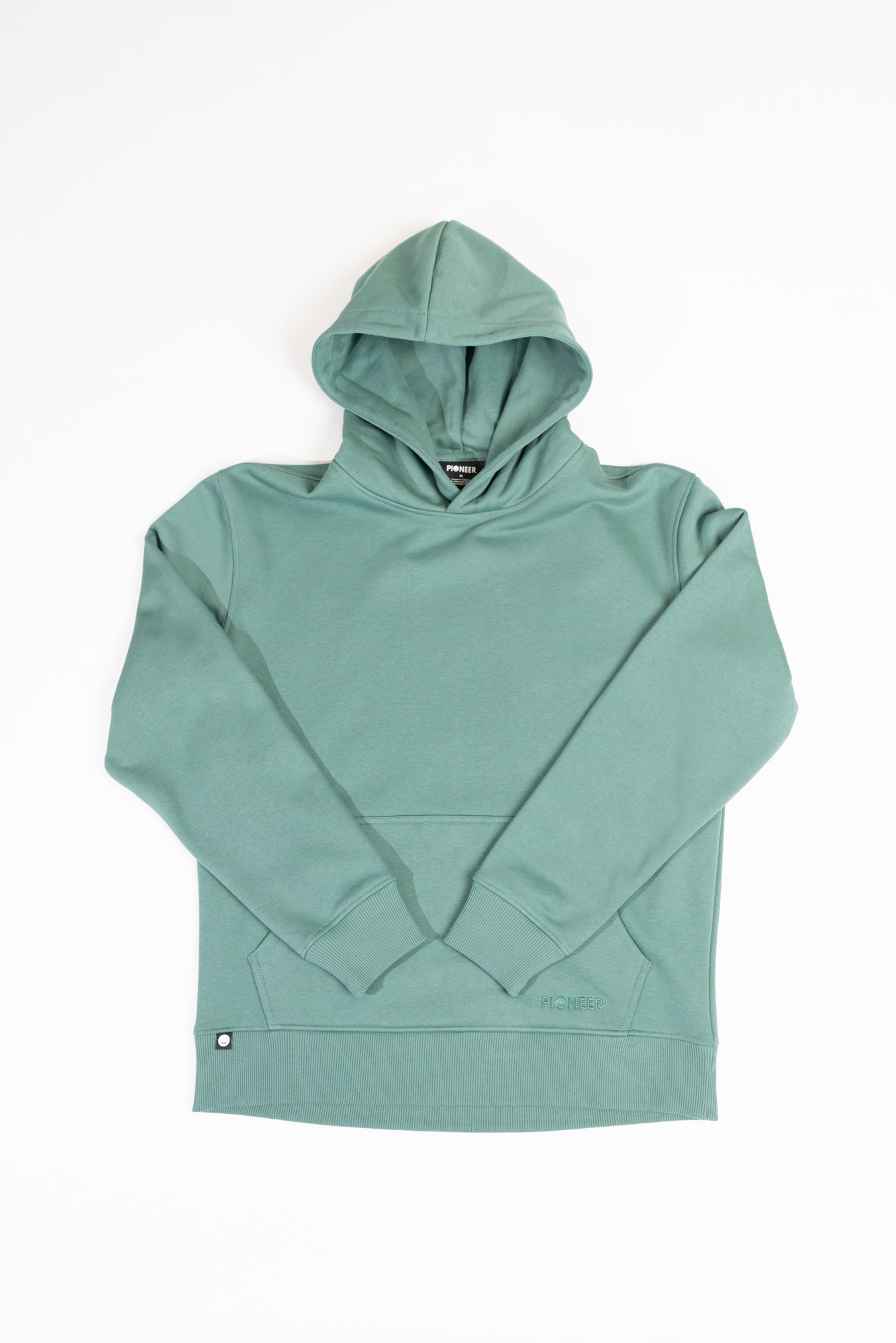 Dark Forest Green Hoodie Pioneer_Flat