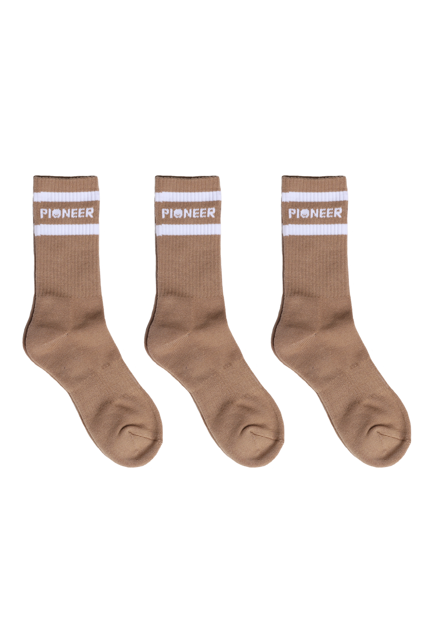 Image of Hazelnut Stripe Socks - 3 Pack