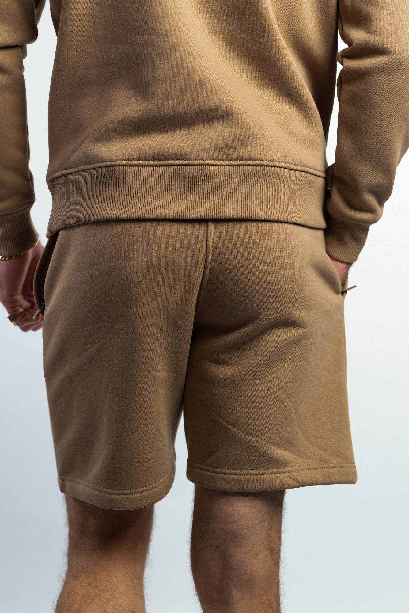 Hazelnut Shorts made with organic cotton and recycled materials