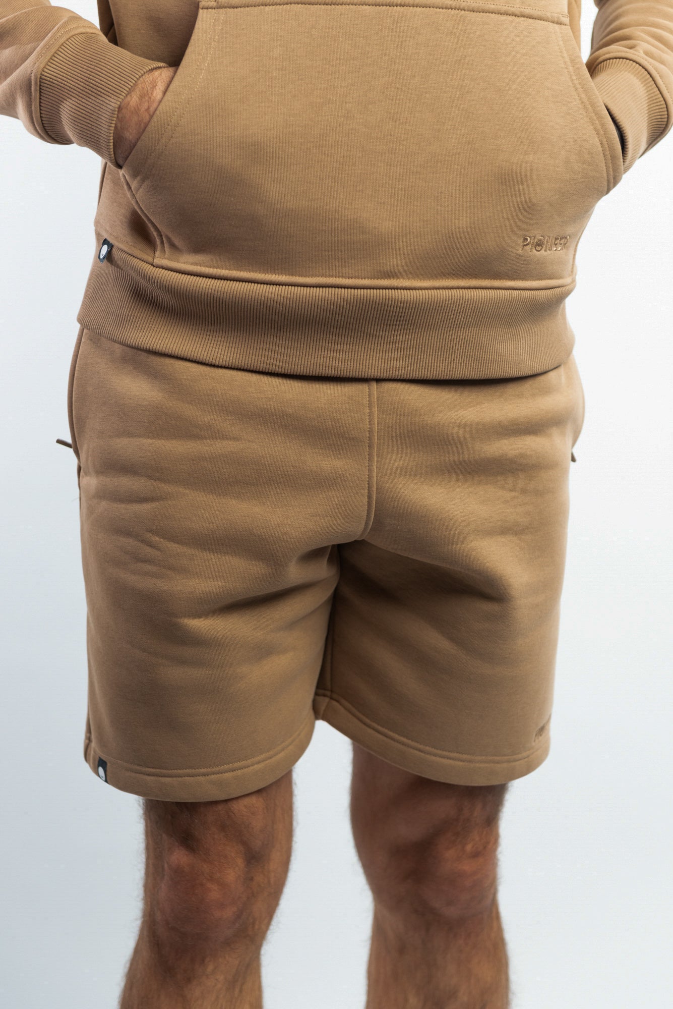 Hazelnut Shorts made with organic cotton and recycled materials