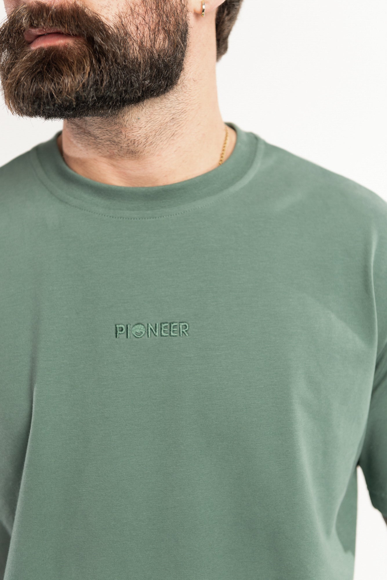 Dark Forest Green Tshirt made from sustainable eco-friendly materials