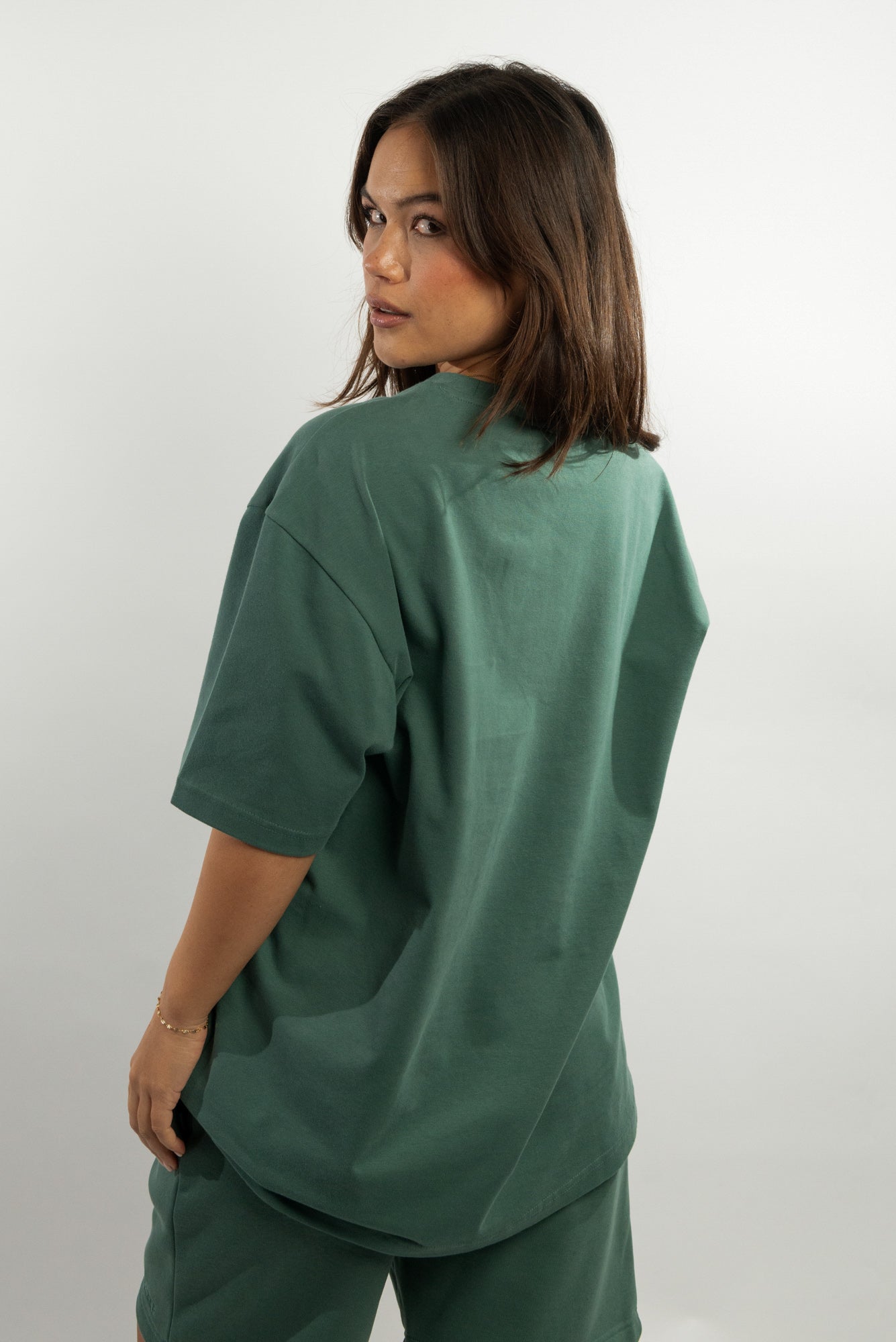 Dark Forest Green Tshirt made from sustainable eco-friendly materials