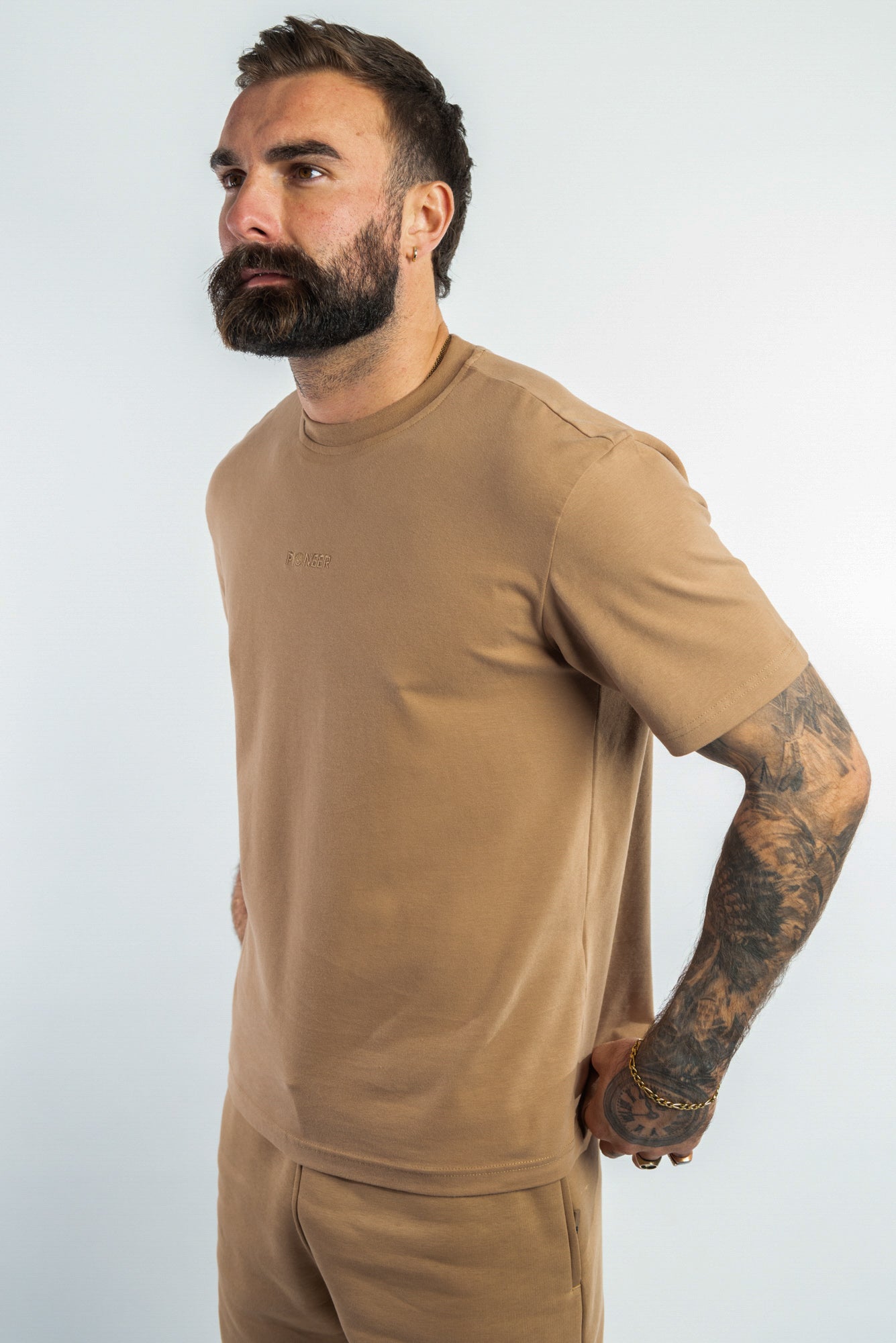 Hazelnut  Tshirt made from sustainable eco-friendly materials