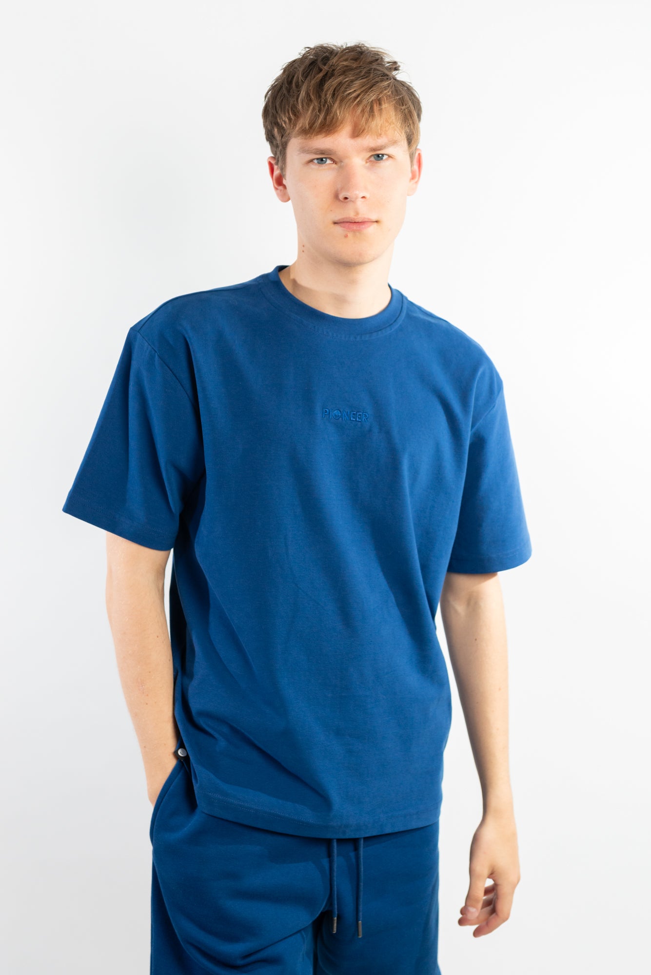 Navy Tshirt made from sustainable eco-friendly materials