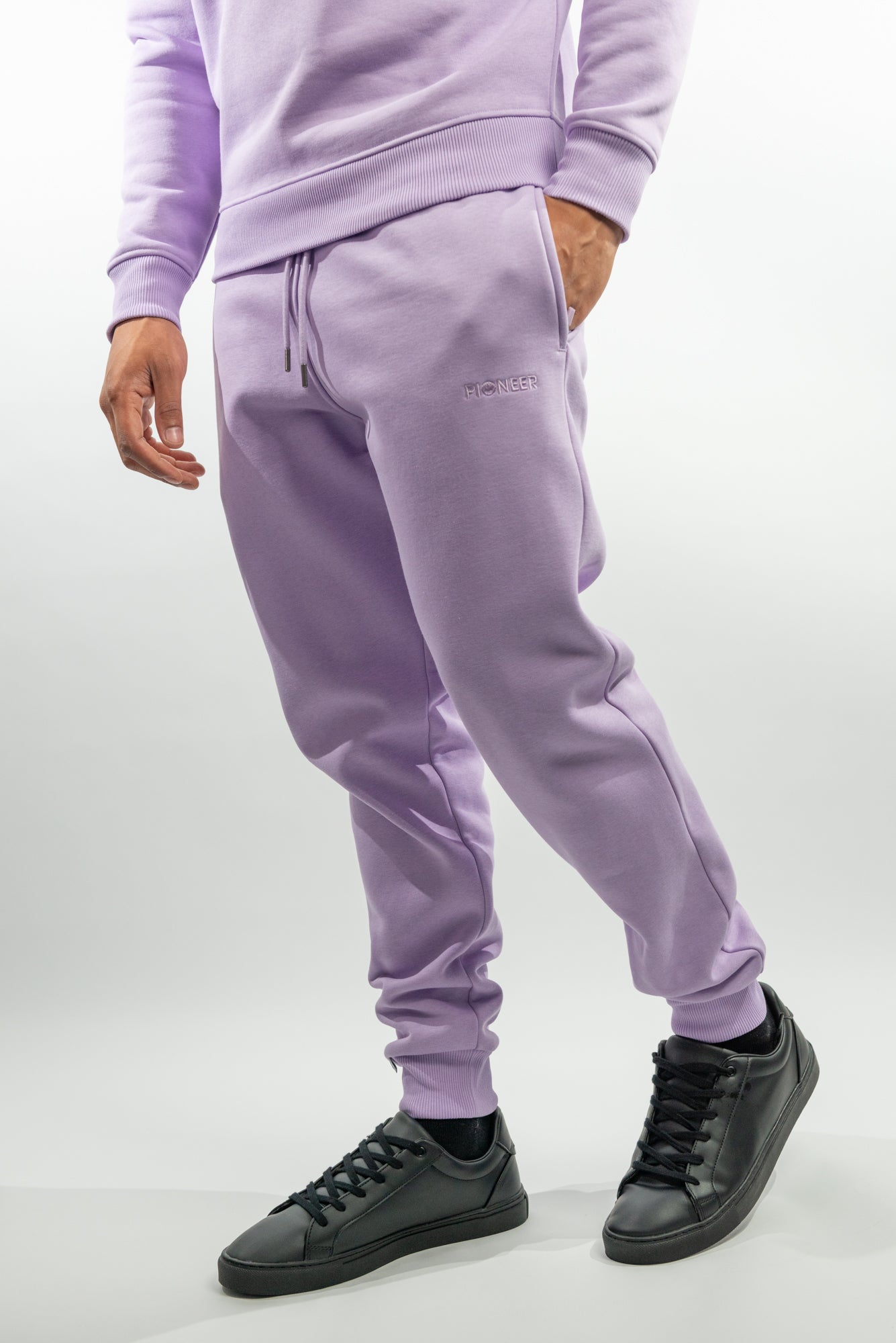 Orchid Petal Joggers made with organic cotton and recycled materials