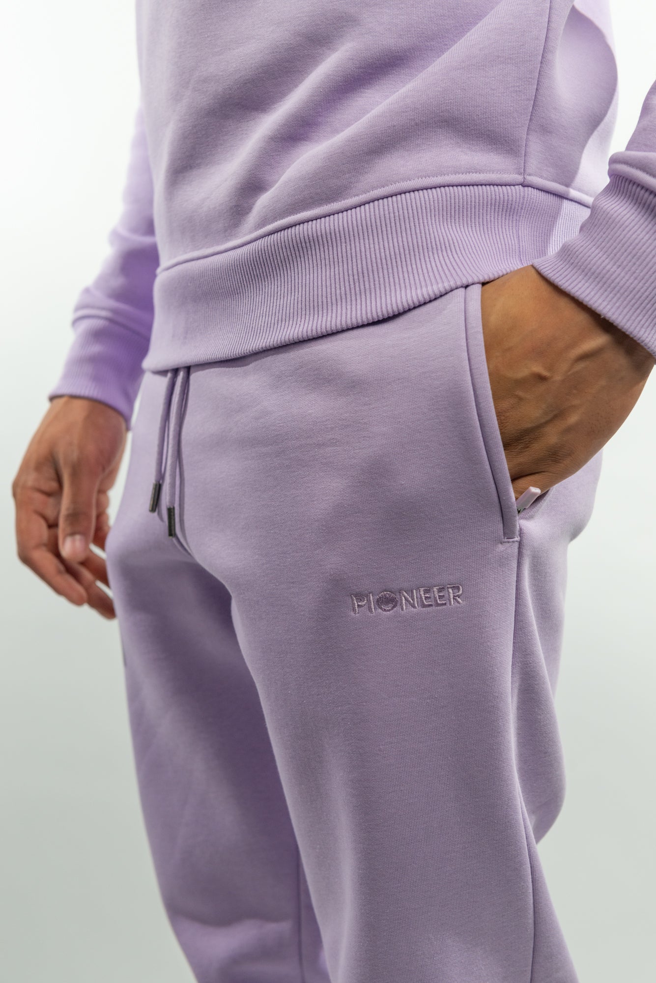 Orchid Petal Joggers made with organic cotton and recycled materials