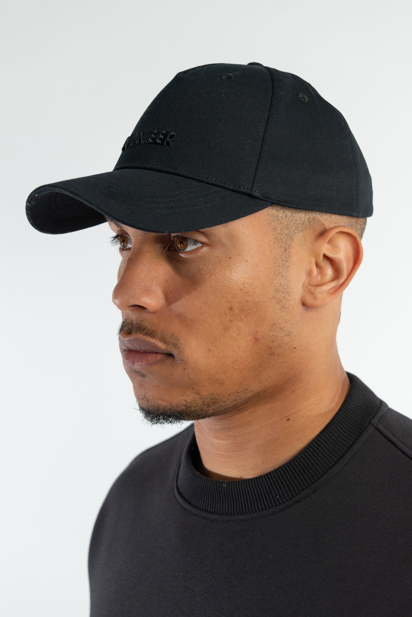 Black Trucker Cap 