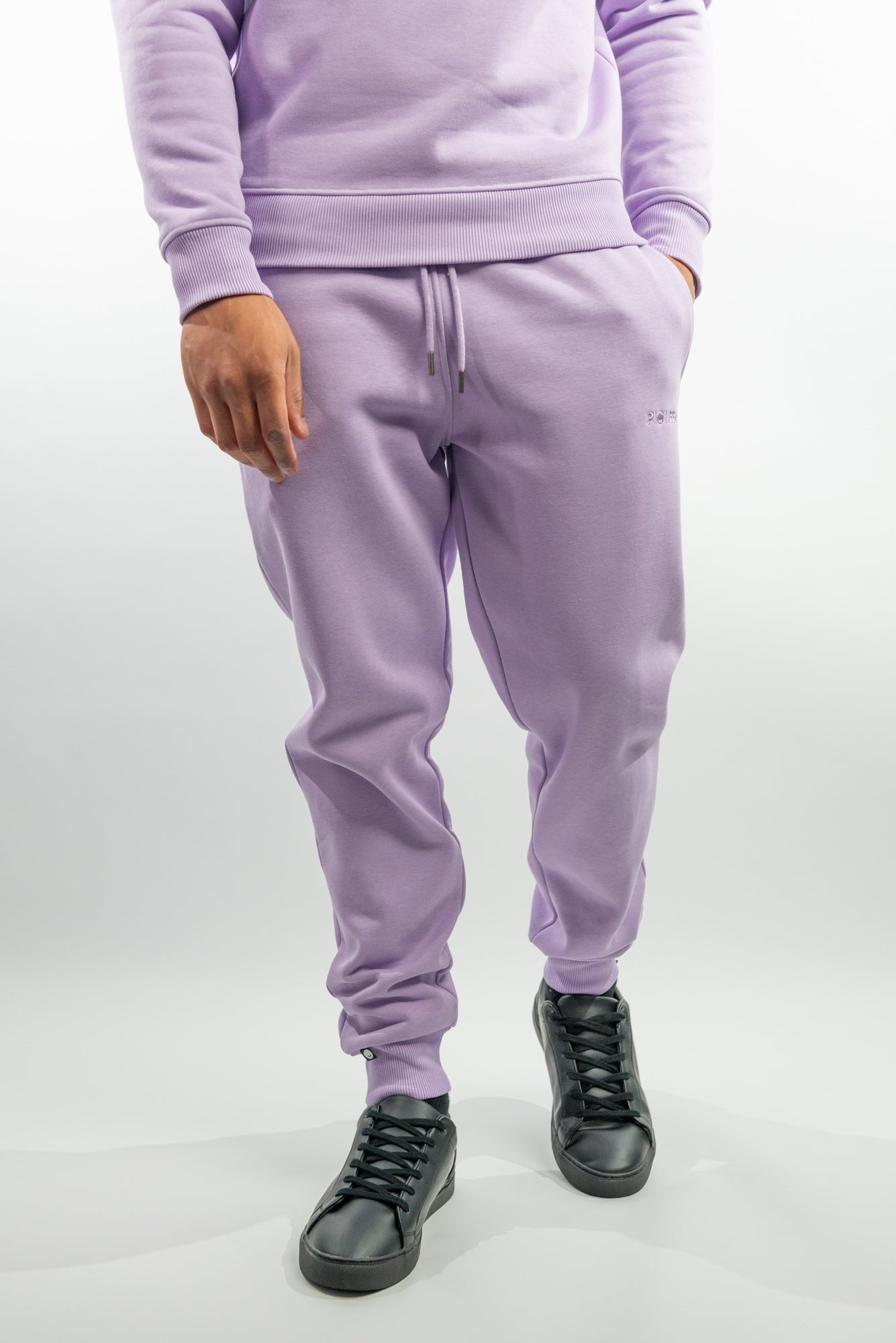 Orchid Petal Joggers made with organic cotton and recycled materials