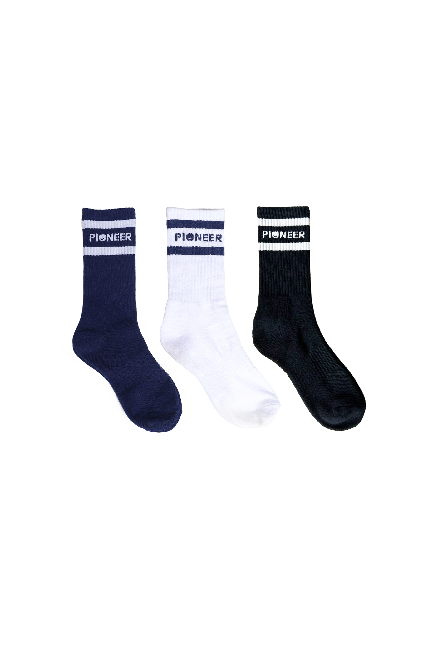 3 Pack Multicolour Stripe Socks